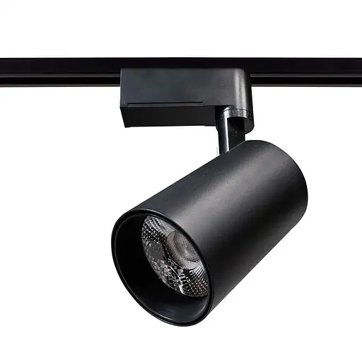 Трековий Світильник MJ-Light 8930-3T 30W BK 4000K - фото 1