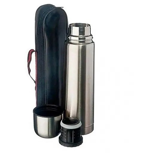 Термос харчовий UNIQUE UN-1004 із нержавіючої сталі 1 л Серебристий - фото 1