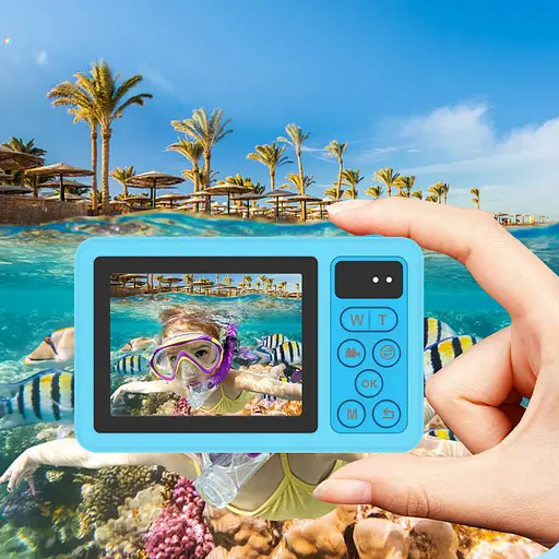 Детская водонепроницаемая цифровая камера D70 - фото 4