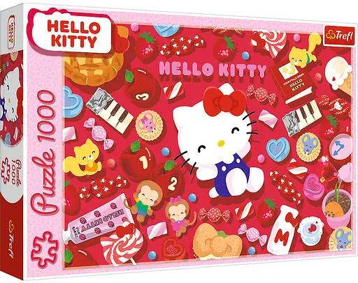 Набір Пазли - (1000 елм.) - "Хелоу Кітті"/Trefl - фото 1