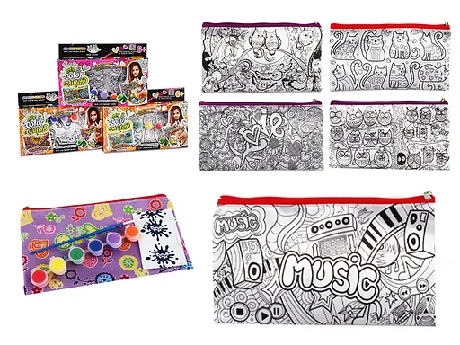 Набір творчості, My Color Clutch, Пенал-розмальовка, Danko Toys - фото 7