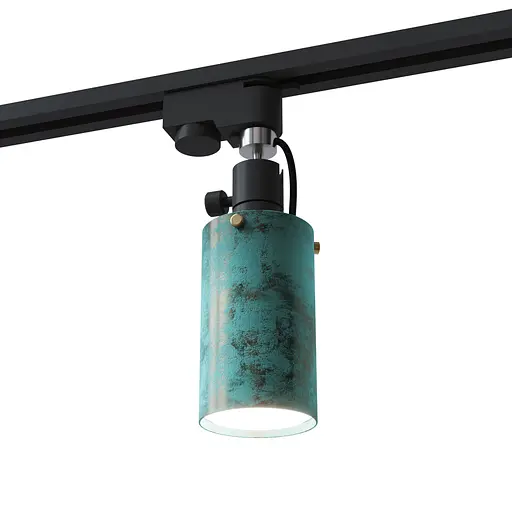 Точковий трековий спот TR 1 латунний, PikArt арт. 25491 Зелений - фото 2