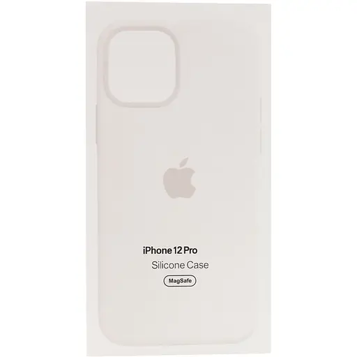 Чехол Epik Silicone case AAA with Magsafe and Animation для Apple iPhone 12 Pro/12, 6.1 Белый/White - фото 5