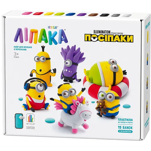 Набір пластиліну що самостійно твердіє Ліпака Посіпаки (15026-UA01)