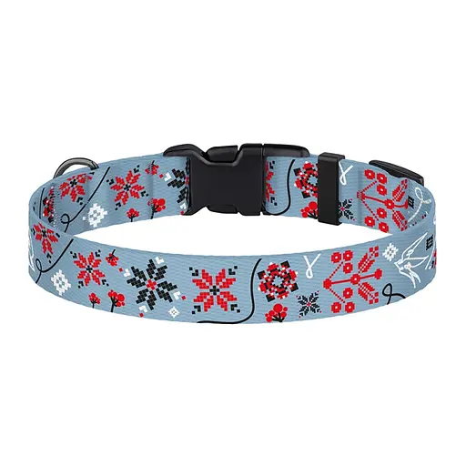 Ошейник для собак Баркси Urban патриотический Калина - фото 3