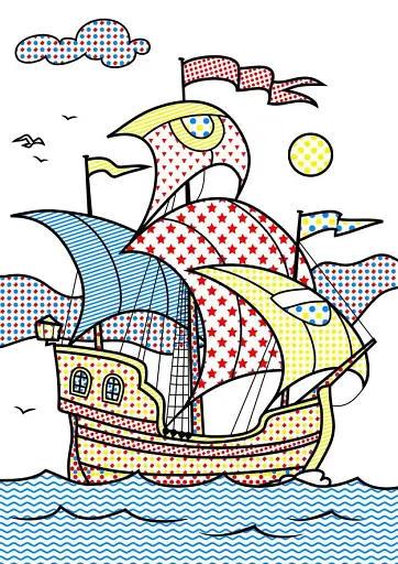 Чарівні водяні розмальовки. Кораблі - фото 3