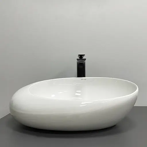 Умивальник VBI Riccia білий накладний VBI-017200, Білий - фото 3