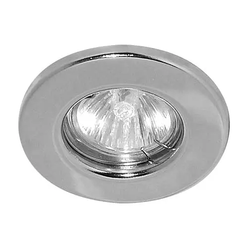 Вбудований світильник Feron DL10 під лампу хром - фото 2