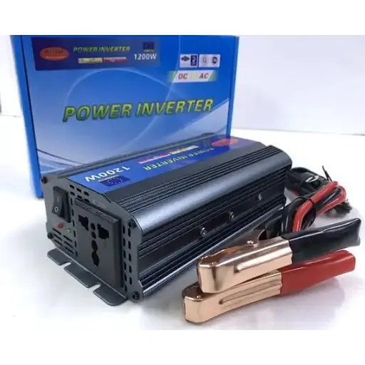 Преобразователь постоянного тока Wimpex 1200W инвертор для автомобиля 12-220В - фото 4