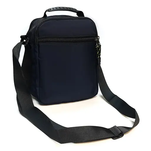 Чоловіча сумка наплічна синій Lanpad sum0028745 - фото 2