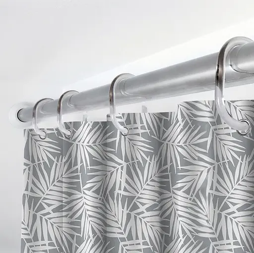 Штора для ванної кімнати Fabrika Palm з кільцями 12 шт 180x180 Peva - фото 4