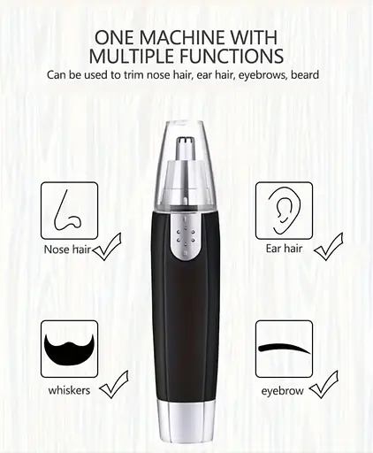 Электрический триммер для носа, шеи, ушей и бровей для мужчин и женщин - фото 12