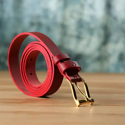 Ремінь шкіряний Grande Pelle для жінок 120х2 см яскравий тонкий acs0029638 - фото 8