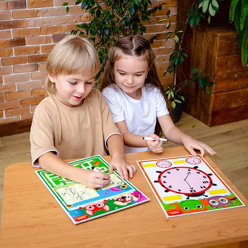 Доска-тренажер "Часы и распорядок дня" VT5010-29 укр - фото 4