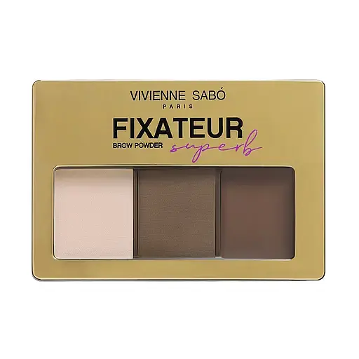 Палетка для бровей Vivienne Sabo Fixateur Superb: тени + воск тон 01, 4 г (8000019905798) - фото 1