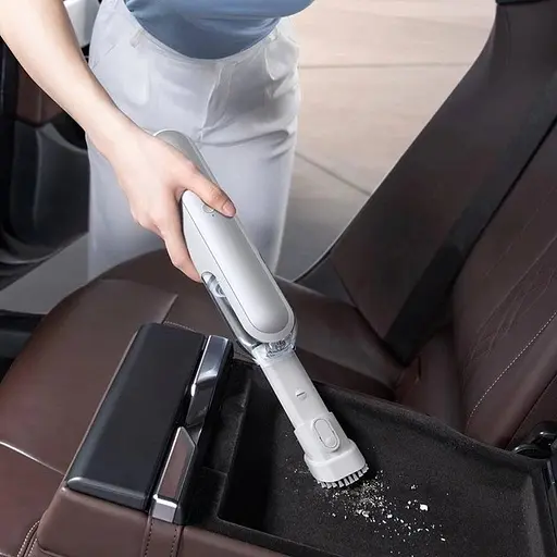 Портативный пылесос беспроводной для авто Baseus A1 Car Vacuum Cleaner белый - фото 8