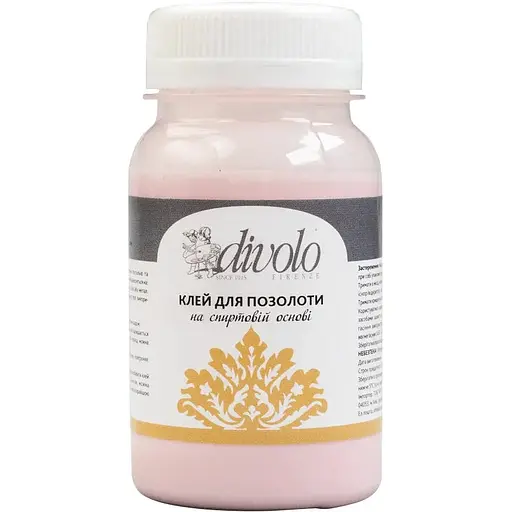 Клей мікстіон Divolo для позолоти на спиртовій основі 100 мл - фото 1