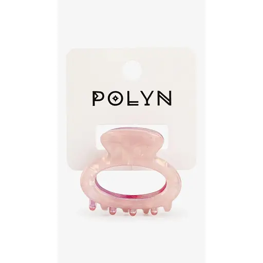 Заколка-краб для девочки Polin 3693-2 Розовый - фото 1