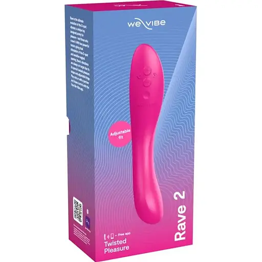 Вібратор We-Vibe Rave 2 Twisted Pleasure Pink + App SO8769 (108462) - фото 11