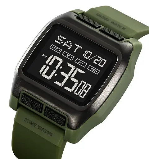 Годинник чоловічий спортивний наручний Skmei 2193 (Зелений) - фото 2