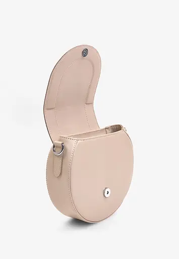 Жіноча шкіряна сумка Mandy світло-бежева - фото 6