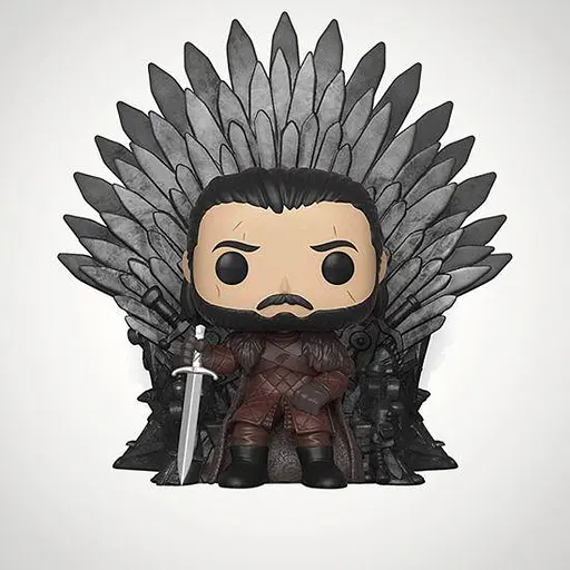 Фигурка Funko Pop Джон Сноу на Железном Троне Игра престолов GoT Jon Snow Sitting Throne 10с GT JS72 - фото 3