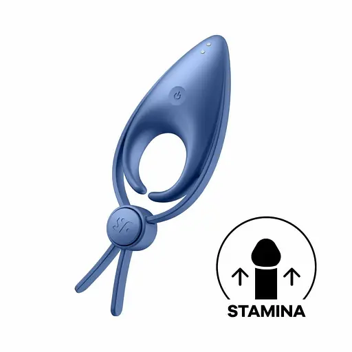 Эрекционное кольцо Satisfyer Sniper 13 см голубой - фото 2