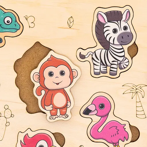 Пазл-сортер GoodPlay Сафарі (PS-4-016) - фото 4