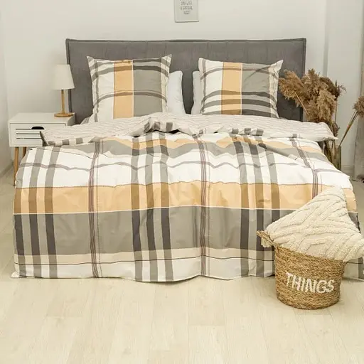 Комплект постільної білизни Viluta полуторний ранфорс 24341 100% бавовна - фото 1