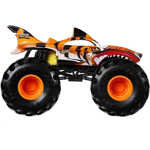 Машинка на радиоуправлении Mattel Hot Wheels Monster Trucks Tiger Shark 1:24 (HNV03) - фото 2