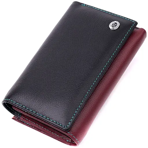 Кожаный женский кошелек ST Leather 14х9х2 см acs0028356 - фото 1
