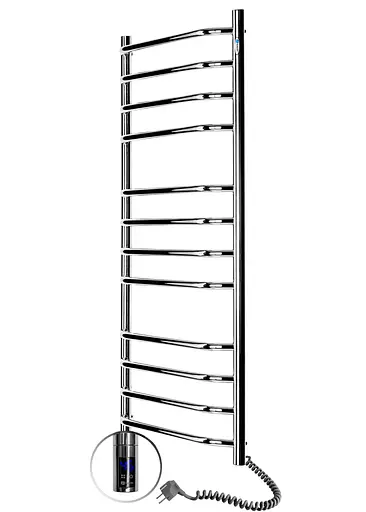 Електрична рушникосушарка Navin Блюз 480x1200 Sensor права з таймером 10-006033-4812, Хром, Праве, Електронний - фото 3