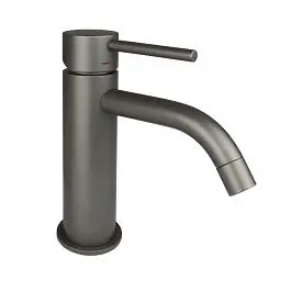 Смеситель для раковины Paffoni Light без донного клапана mercury grey LIG071MG, Серый - фото 1