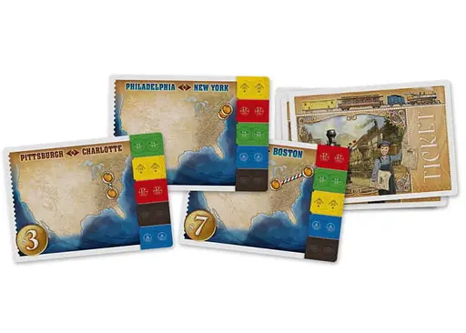 Настольная игра Lords of Boards Билет на поезд. Наследие: Легенды Запада (Ticket to Ride Legacy: Legends of the West) (малая локализация - укр. правила) (TTR_WL) - фото 8