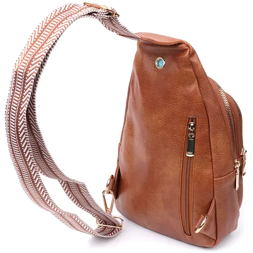 Слинг сумка для женщин Vintage из экокожи 18.5х29х8 см sum0026961 - фото 2