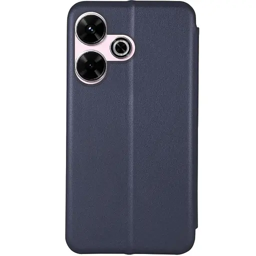 Чохол-книжка Epik шкіряний Classy для Xiaomi Redmi 13 4G/Poco M6 4G Темно-синій - фото 2