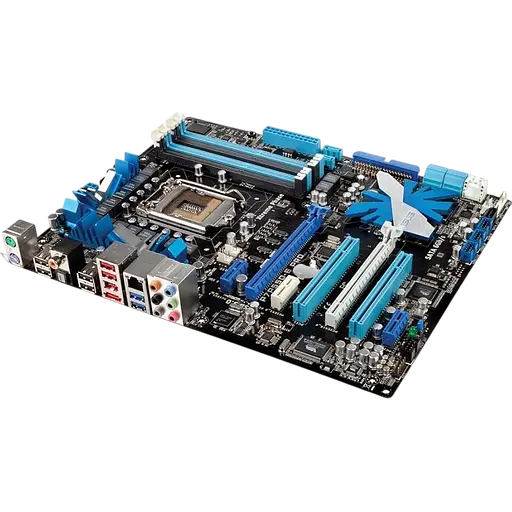 Материнская плата Asus P7P55D-E LGA 1156 (P7P55D-E) Б/У - фото 3
