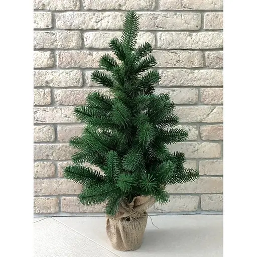 Ялинка Hvoya Premium лита в мішковині 70 см зелена - фото 4