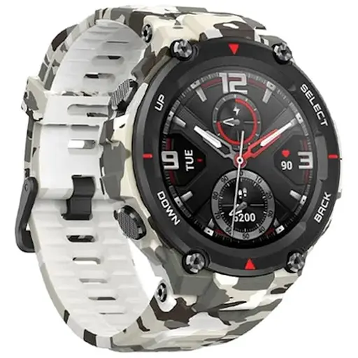 Смарт-годинник Amazfit T-Rex Camo Green захищений водонепроникний - фото 1