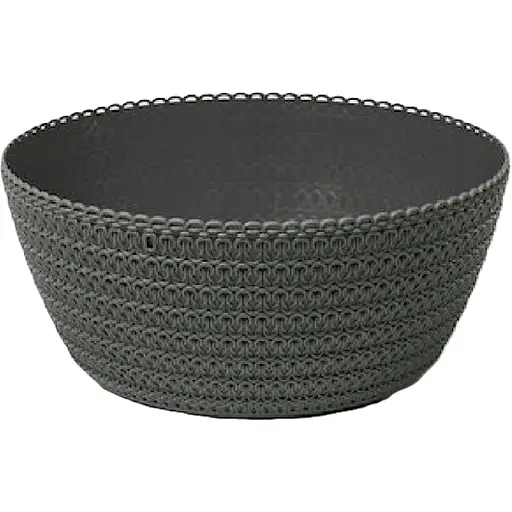 Вазон Lamela підвісний 24 см антрацит (000032414) - фото 1