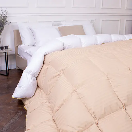 Ковдра пухова MirSon Carmela 032, king size, 240x220, бежева (2200000018472) - фото 16