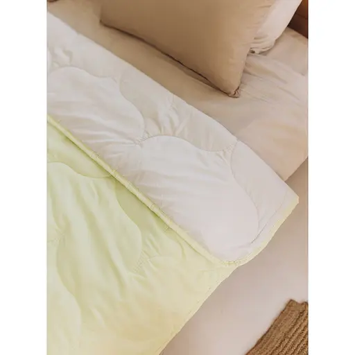 Покривало Sonex Tahiti двостороннє 240х220 см лаймово-бежеве (SO102520) - фото 2