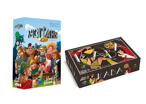 Настільна гра Lords of Boards Кава + Лузітанія XXI (укр.) (LOB2206UA+1)