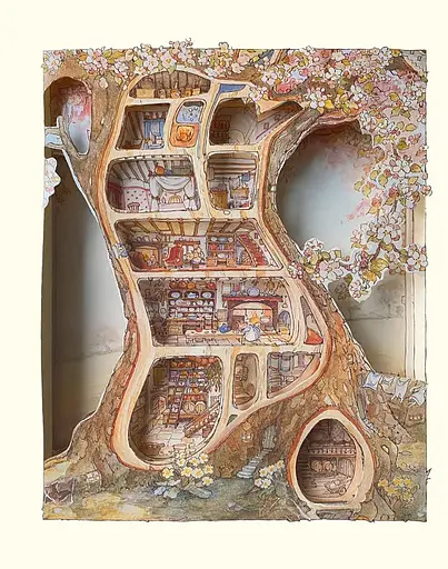Brambly Hedge Pop-Up Book - фото 7