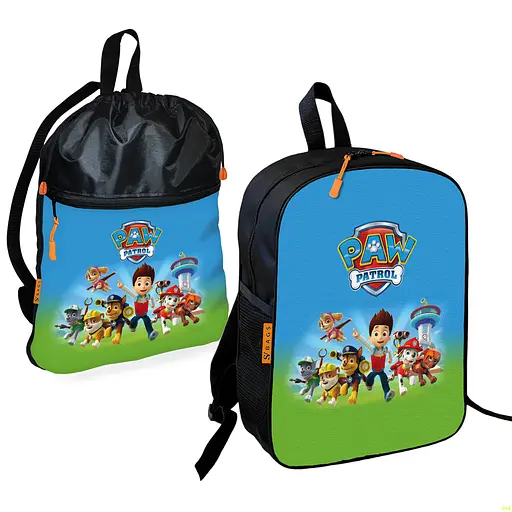 Школьный рюкзак детский Щенячий патруль + Сумка для обуви спортивной формы рюкзак-мешок мальчику (01906)