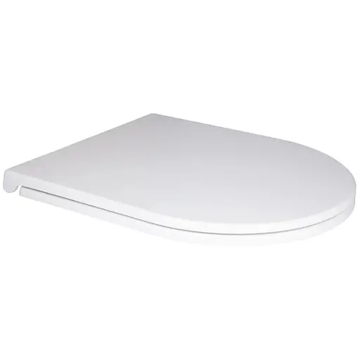 Сидения для унитаза Qtap (Robin, Aries) с микролифтом Slim Duroplast, Quick Release QT99HY2411W - фото 1