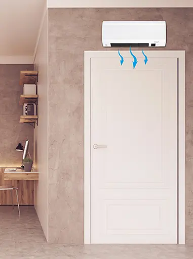 Тепловентилятор - обігрівач повітряна завіса 2200 Вт Adler AD 7714 - фото 4