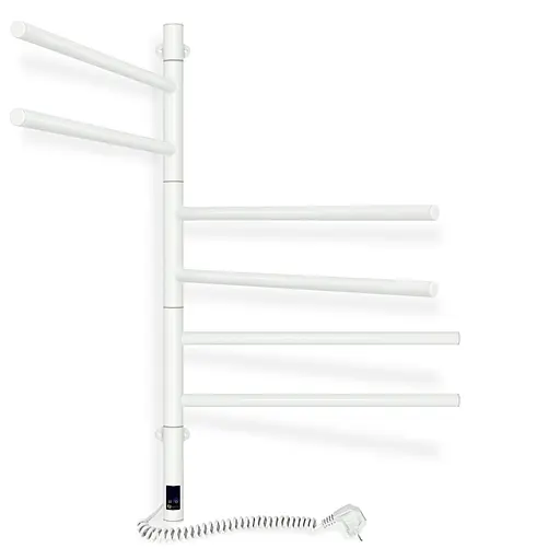 Електрична рушникосушка Navin Arabesque 480x800 Sensor з таймером, біла 12-123033-4880, Білий матовий, Електронний - фото 3