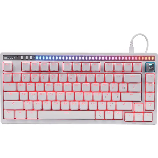 Клавиатура Bloody AT75 White [154543] - фото 1