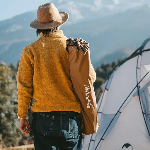 Складное туристическое кресло Naturehike CNH22JU059 алюминий (Коричневый) - фото 5